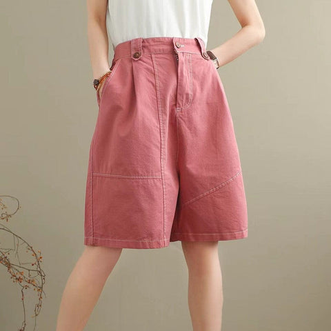 Women Summer Casual Minimalist Loose Shorts