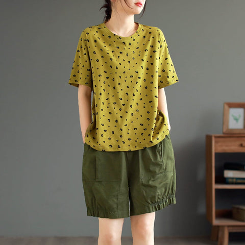 Summer Casual Loose Thin Solid Shorts