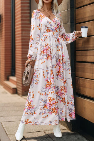 Langärmliges Maxikleid