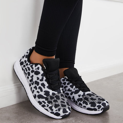 Leichte, sportliche Sneakers mit Schnürung, flache Laufschuhe