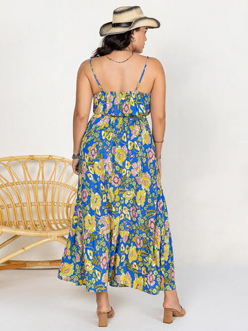 Sommer-Maxikleid in Übergröße