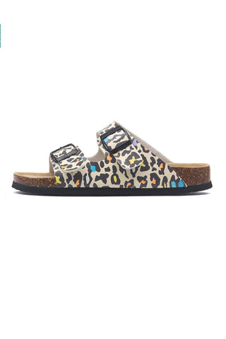 Printed Buckle Birkenstock Sandals