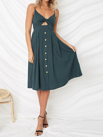 Sweetheart Neck Cami Resort Dress