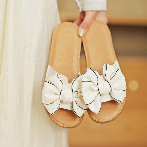 Summer Stylish Casual Leather Comfort Slide Shoes