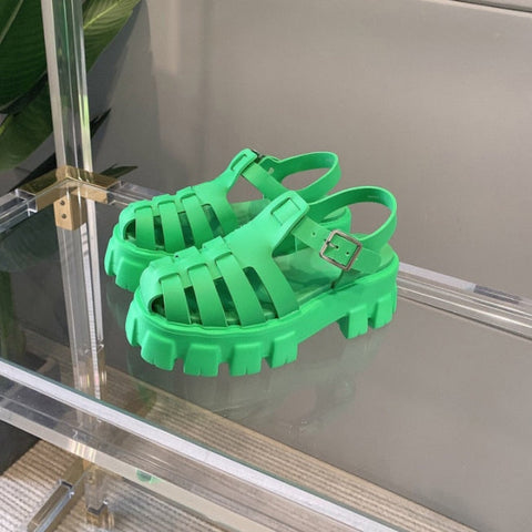 Platform Ladies Buckle Strap Summer Fashion Designer Female Sandals