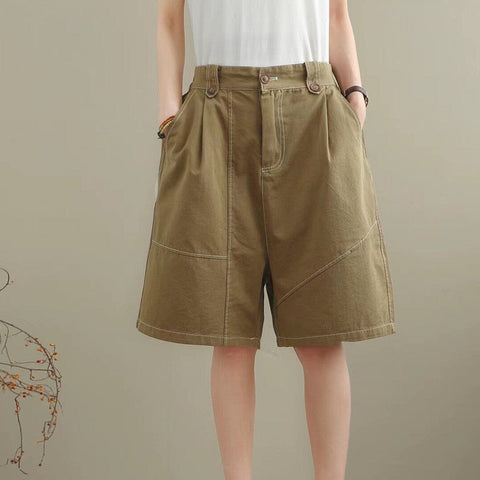 Women Summer Casual Minimalist Loose Shorts