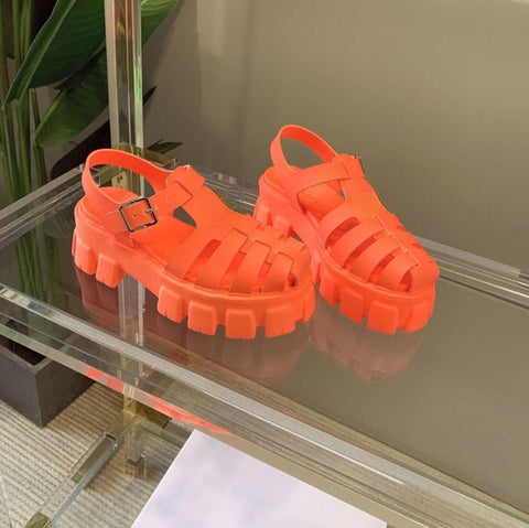 Platform Ladies Buckle Strap Summer Fashion Designer Female Sandals