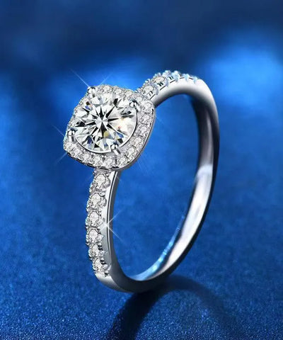 Modern Silk Stainless Steel Zircon Rings