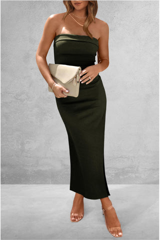 Slit Tube Resort Midi Dress