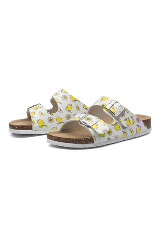 Printed Buckle Birkenstock Sandals