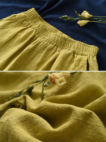 Loose Solid Color Casual Pants