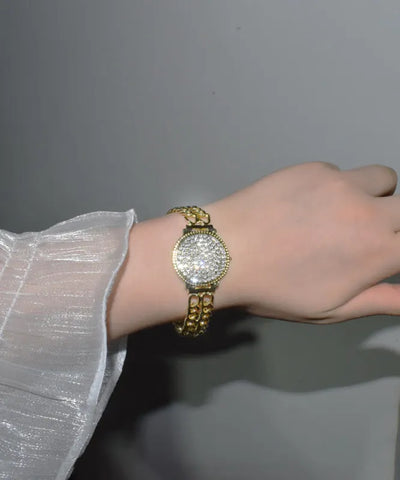Fine Silk Metal Zircon Hollow Out Chain Bracelet