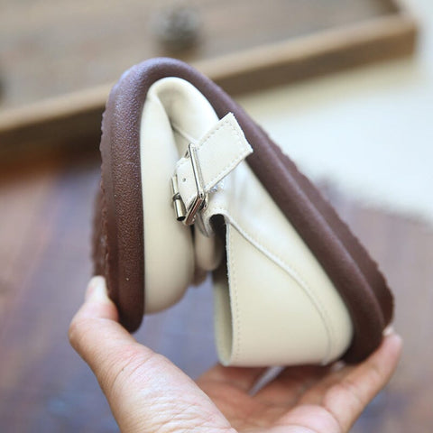 Summer Retro Hollow Leather Casual Sandals