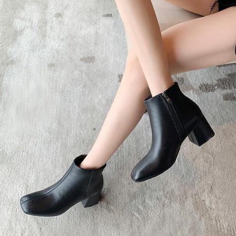 Short Boots Martin Boots Women High Heels