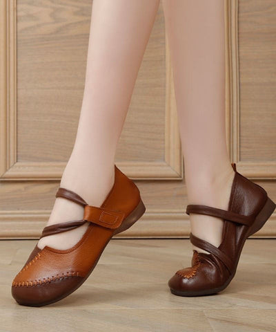Handgemachte grüne flache Schuhe zum Schnüren für Damen