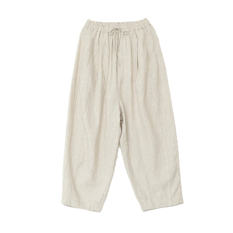 Women Summer Minimalist Loose Linen Pants