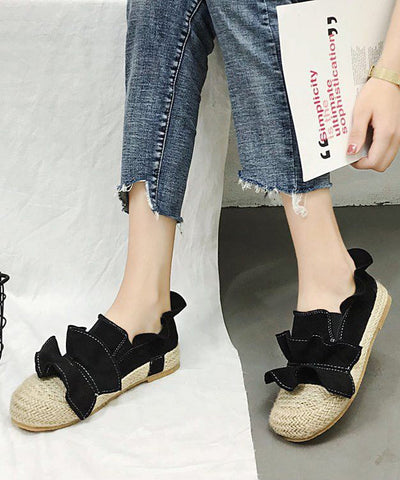 Lässige braune, gerüschte, vielseitige Schuhe für Plattfüße