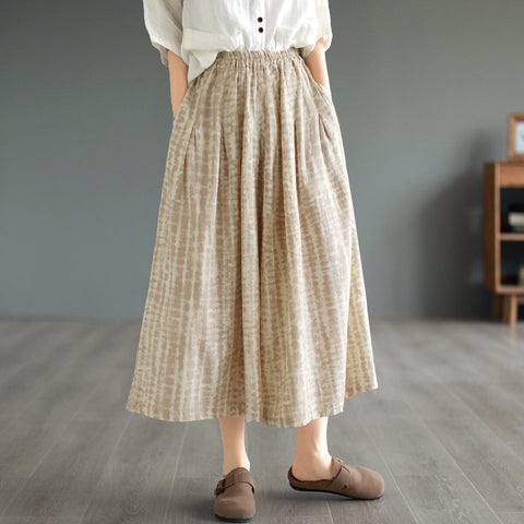 Women Summer Loose Linen Casual Wide Leg Pants