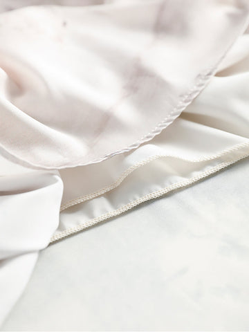 Women Summer Vintage Ink-print Pleat Loose Skirt