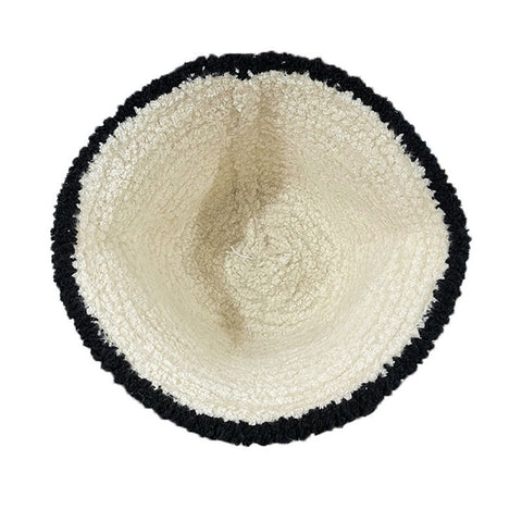 Damen Winter Artsy Gestrickte Gespleißte Warme Mütze