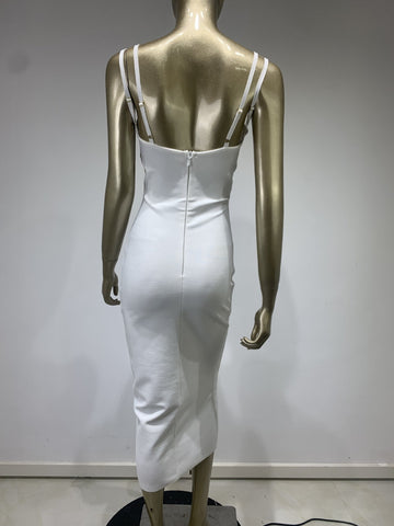 Verbandkleid europäischen und amerikanischen Mode sexy Diamant Kette Neckholder Rock Party Party Kleid