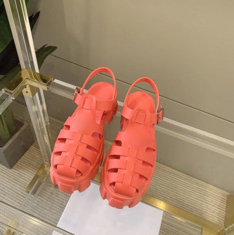 Platform Ladies Buckle Strap Summer Fashion Designer Female Sandals
