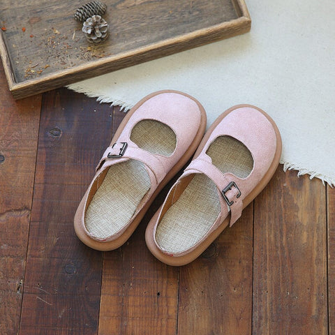 Women Retro Suede Soft Slides Shoes