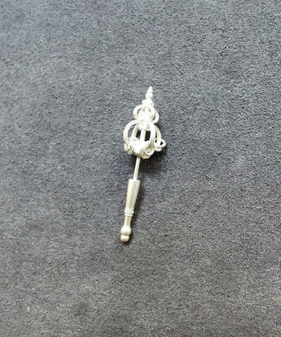 Original Design Gold Copper Zen Staff Earrings