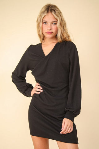 Bodycon Mini Black Cocktail Dress
