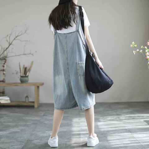 Women Fashion Casual Loose Summer Jumpsuit