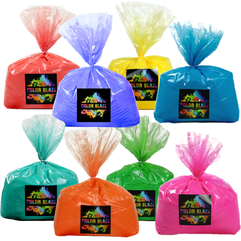 Bulk Color Powder 40lb (8 Colors) – Holi Powder, Color Fun Run, Gender Reveal & Events