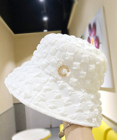 Casual Versatile Black Bucket Hat Foldable