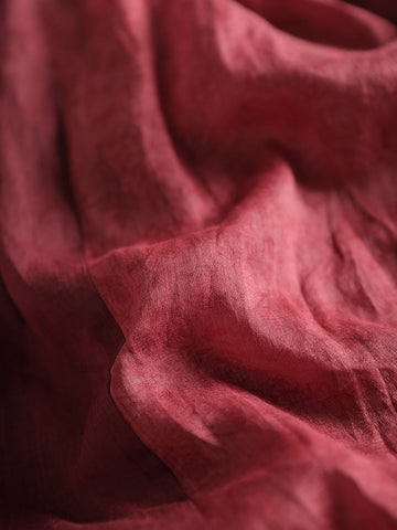 Women Summer Vintage Solid Drawstring Loose Shirt+Skirt