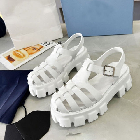 Platform Ladies Buckle Strap Summer Fashion Designer Female Sandals