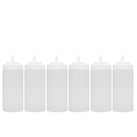 Empty Squeeze Bottles (6 Pack)