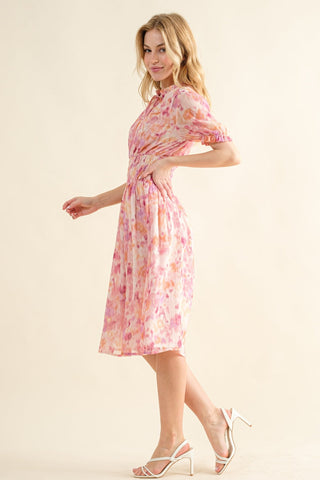 Full Size Flowing Midi Dress