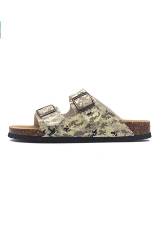 Printed Buckle Birkenstock Sandals