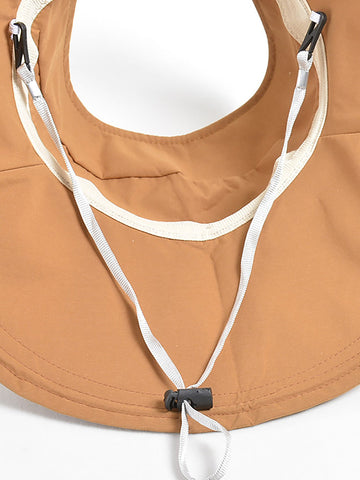 Damen Sommer Casual Bowknot Solide Großkrempe Hut