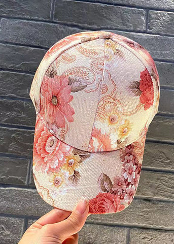 Böhmische blaue Blumen Baseball Cap Hut