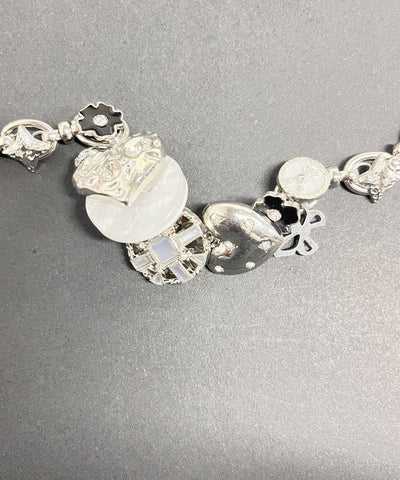 Boutique Silk Metal Chain Chain Bracelet