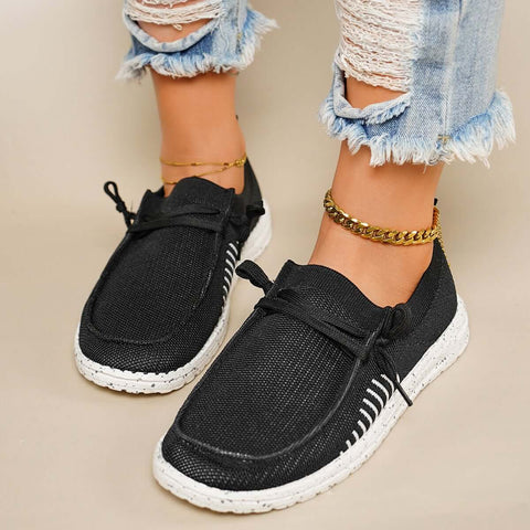 Leichte Slip-on-Wanderschuhe, flache Mesh-Sneakers