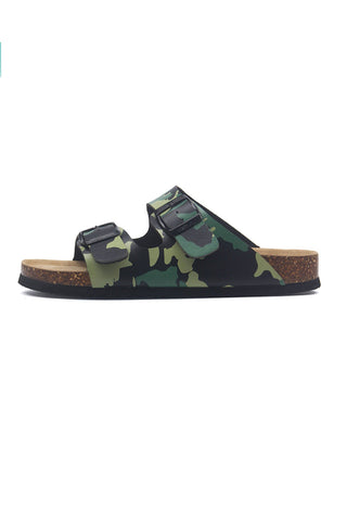 Printed Buckle Birkenstock Sandals