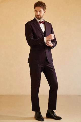 Einknopf-Blazer mit Revers für Männer zur Hochzeit