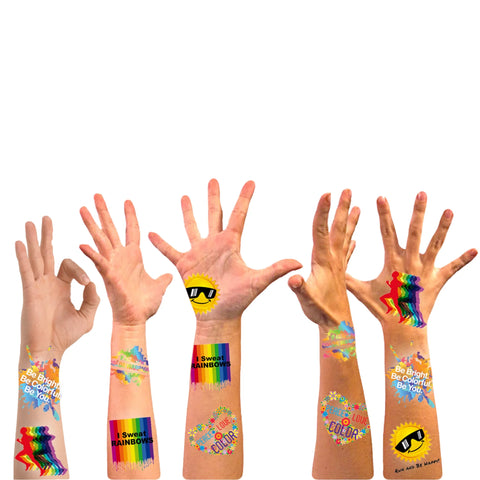 Assorted Temporary Tattoos (100 Pack)