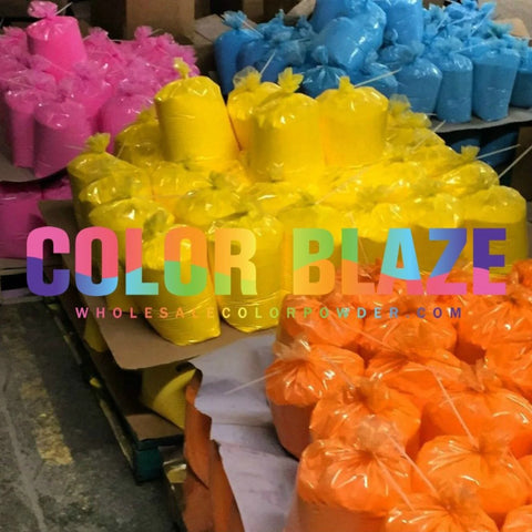500 lb Bulk Color Powder (5 Colors of Your Choice) - Color Fun Run, Holi, Gender Reveal & Events