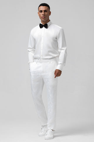 White Peak Lapel Double Breasted 2 Pieces Formal Men's Suits