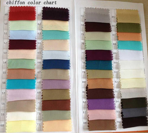 Chiffon Different Styles A Line Floor Length Bridesmaid Dresses