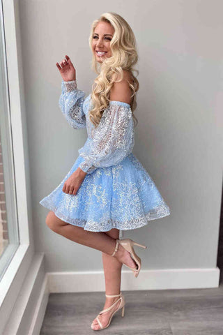 A-Linien-Heimkehrkleid mit Sweetheart-Korsett und Ärmeln