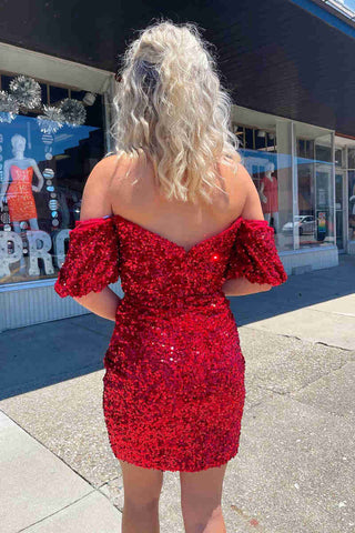 Figurbetontes Homecoming-Kleid mit Herzausschnitt und Pailletten