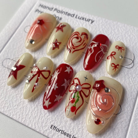 Hot SaleFantasyHandmade Artificial Gel Nail Press-On Nails